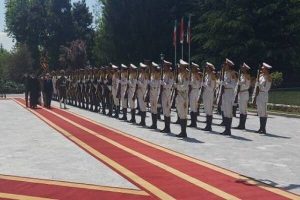 استقبال رئیسی از رئیس جمهور عراق