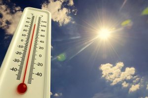 دمای هوا افزایش می یابد