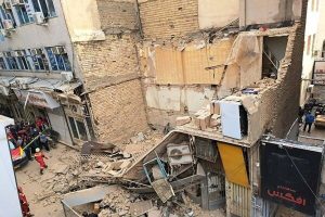 ریزش ساختمان، ۲ فوتی برجای گذاشت