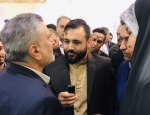 بازدید وزیر تعاون، کار و رفاه اجتماعی از غرفه گروه هتل های ایرانگردی و جهانگردی