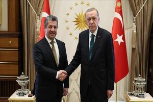 اردوغان با مسرور بارزانی دیدار کرد