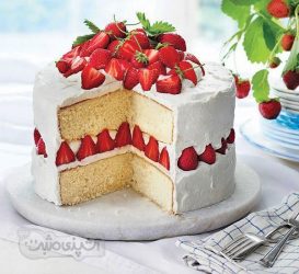 طرز تهیه کیک توت فرنگی شکلاتی، کیکی خاص و خوشمزه