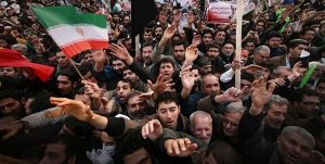 اجتماع مردم تهران به مناسبت ۹ دی در میدان امام حسین(ع)
