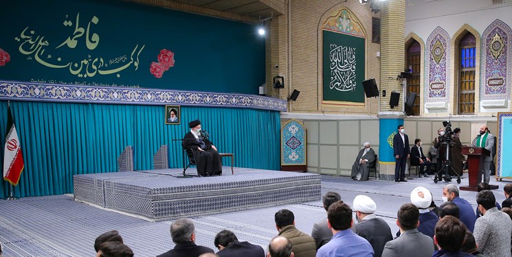 مداحان امروز چه اشعاری محضر رهبر انقلاب خواندند؟