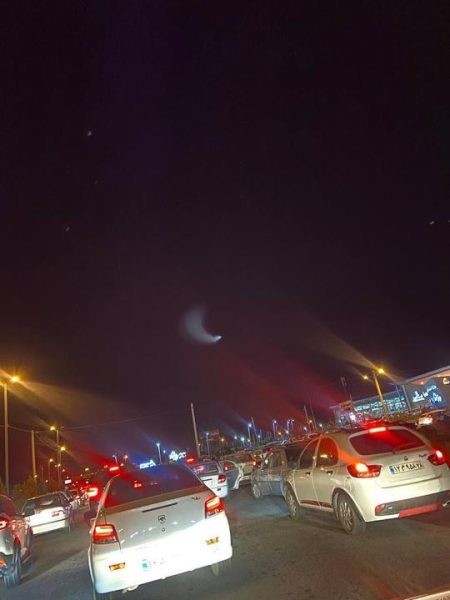 مشاهده شی‌ء نورانی و ناشناس در آسمان ایران