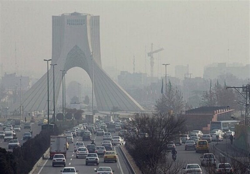 هوای تهران همچنان ناسالم است/ ۱۱ نقطه تهران در وضعیت قرمز