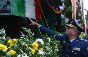تشییع پیکر مطهر شهید گمنام دفاع مقدس در منطقه پدافند هوایی ارتش