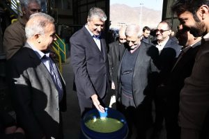 بازدید رییس سازمان انرژی اتمی از مجتمع معدنی و صنعتی ساغند
