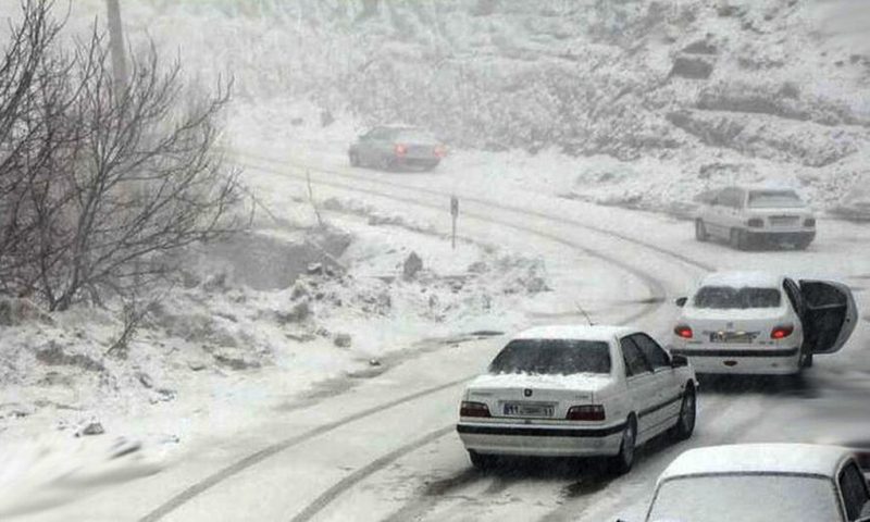 آخرین وضعیت بارش برف و باران در جاده‌ها+ جزئیات