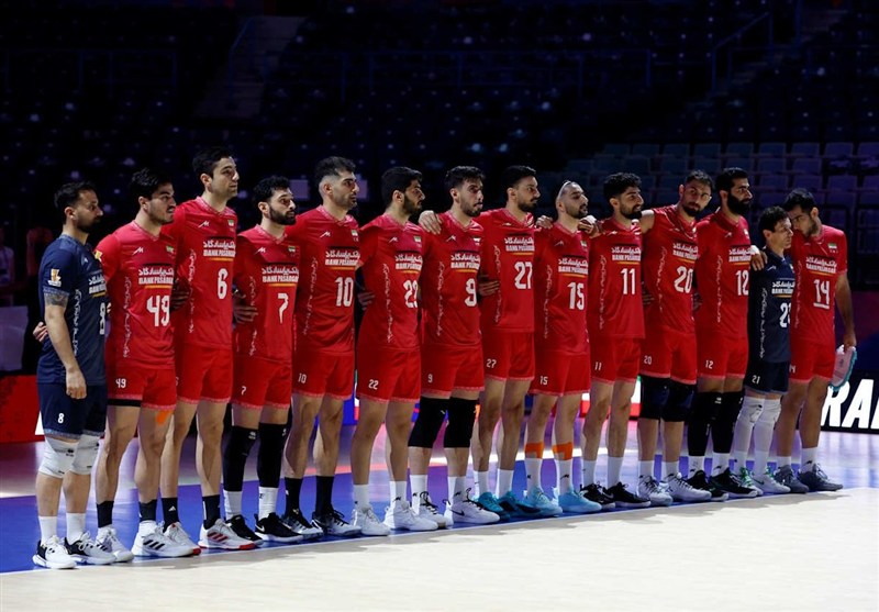 والیبال ایران در مکان دهم VNL