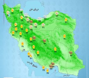 بارش در مناطق شمال‌غرب و شمال کشور