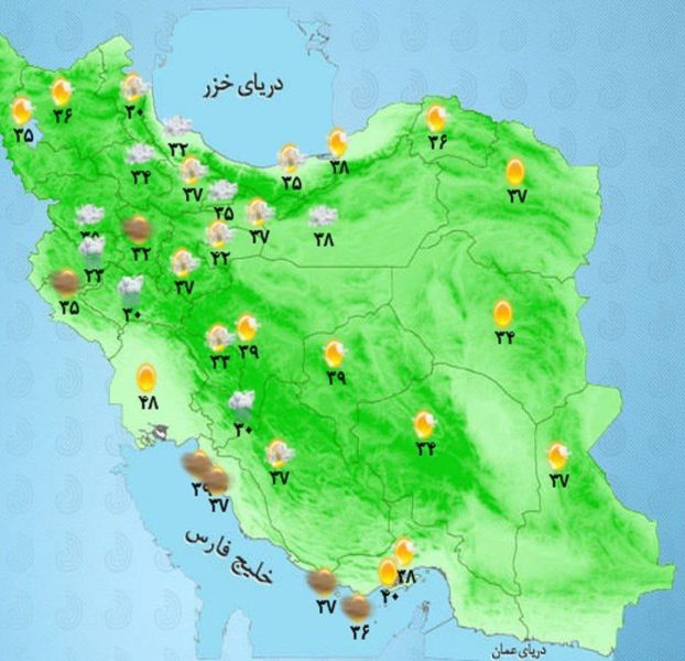 وزش باد شدید و گردوخاک در غرب و شرق کشور