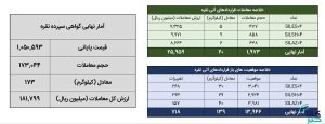 معامله ۱۹۳ کیلوگرم شمش نقره در بورس کالا