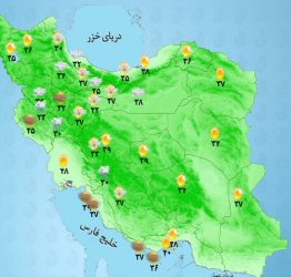 رگبار و رعدوبرق در تهران، مازندران و  شمال‌غرب کشور