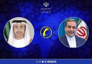 گفتگوی تلفنی وزرای خارجه امارات عربی متحده و جمهوری اسلامی ایران