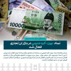 نماد «وون» کره جنوبی در بازار ارز تجاری فعال شد