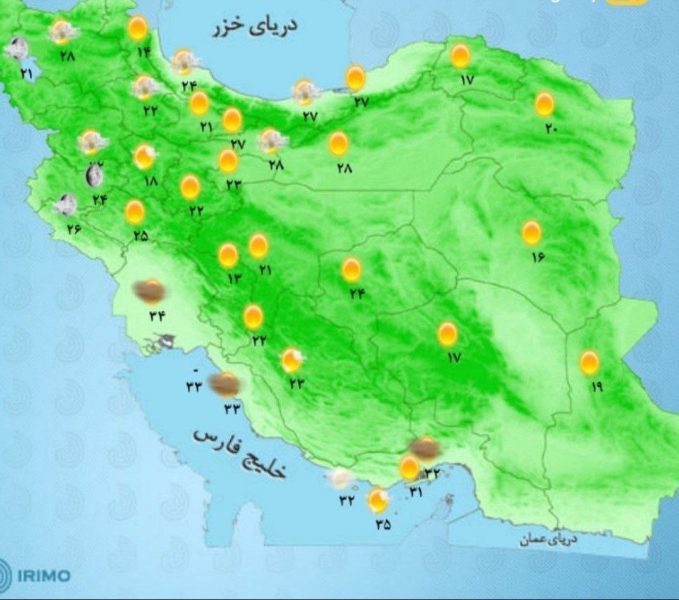 باد و باران در برخی نقاط کشور