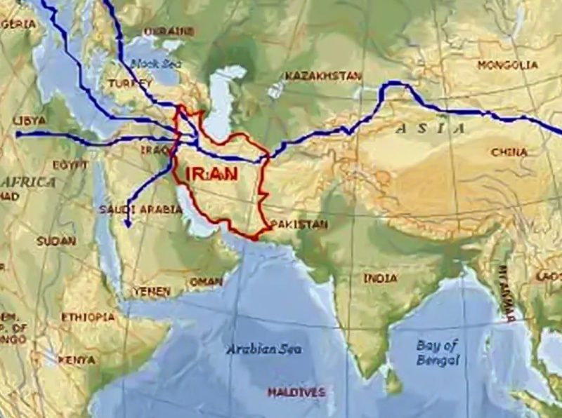 ایران راه امن تجاری چین در میانۀ جنگ با آمریکا