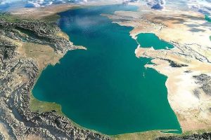 کاهش ۲ متری سطح آب دریای خزر از سال ۱۳۷۵ تا امروز
