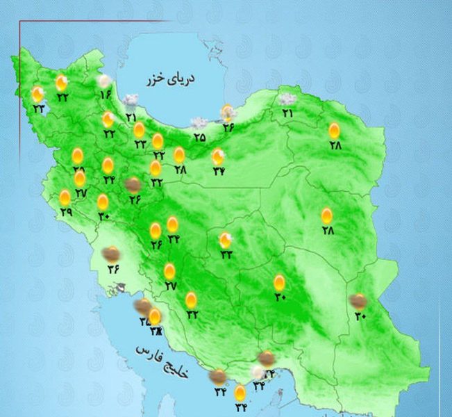 وزش باد شدید و گردوخاک در مناطق جنوبی و شرقی کشور