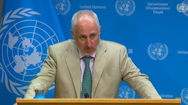 سازمان ملل: امیدواریم موضوع هسته‌ای ایران از طریق دیپلماسی حل‌وفصل شود