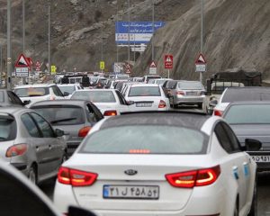 ممنوعیت تردد وسایل نقلیه از مسیر شمال به جنوب محور چالوس