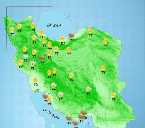 رگبار و رعدوبرق در شمال‌غرب و شمال کشور