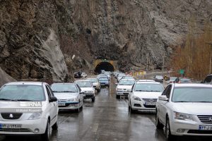 ترافیک در محور چالوس مسیر جنوب به شمال سنگین است