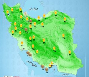 رعدوبرق و وزش باد در جنوب و جنوب شرق کشور