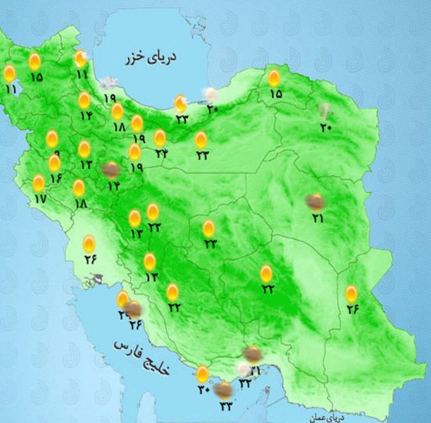 بارش باران در شمال و شمال غرب کشور