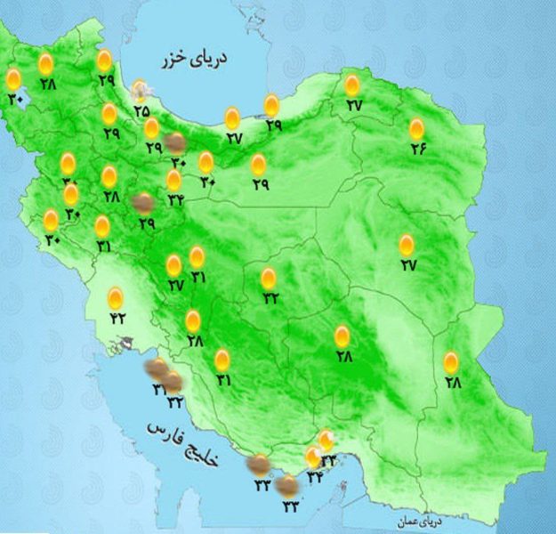 وزش باد شدید در غرب و مناطقی از مرکز کشور