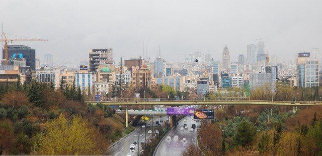 افزایش وزش باد در تهران