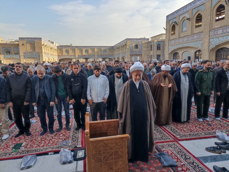 نماز باران در آستان مقدس حضرت عبدالعظیم(ع) اقامه شد