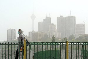 کیفیت هوای تهران در وضعیت «ناسالم» برای گروه‌های حساس