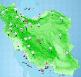 برف و باران شدید در استان‌های غربی کشور