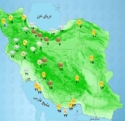 آغاز یخبندان در بسیاری از نقاط کشور